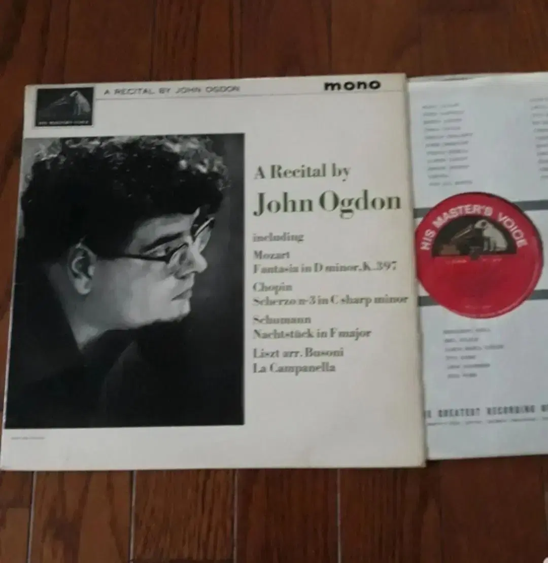 피아니스트 John Ogdon 클래식엘피 바이닐 lp 슈만 드뷔시 베토벤